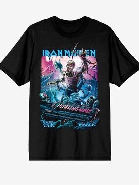 Iron Maiden x Magic Secret Lair Howling Mine Eddie Graphic Tee